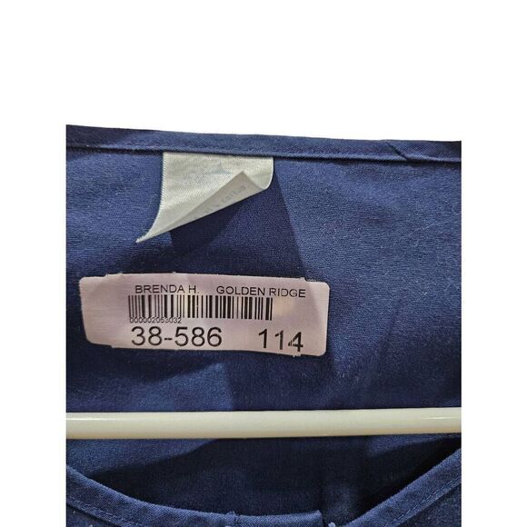 Medline XL scrub top blue item #39 - Picture 6 of 11